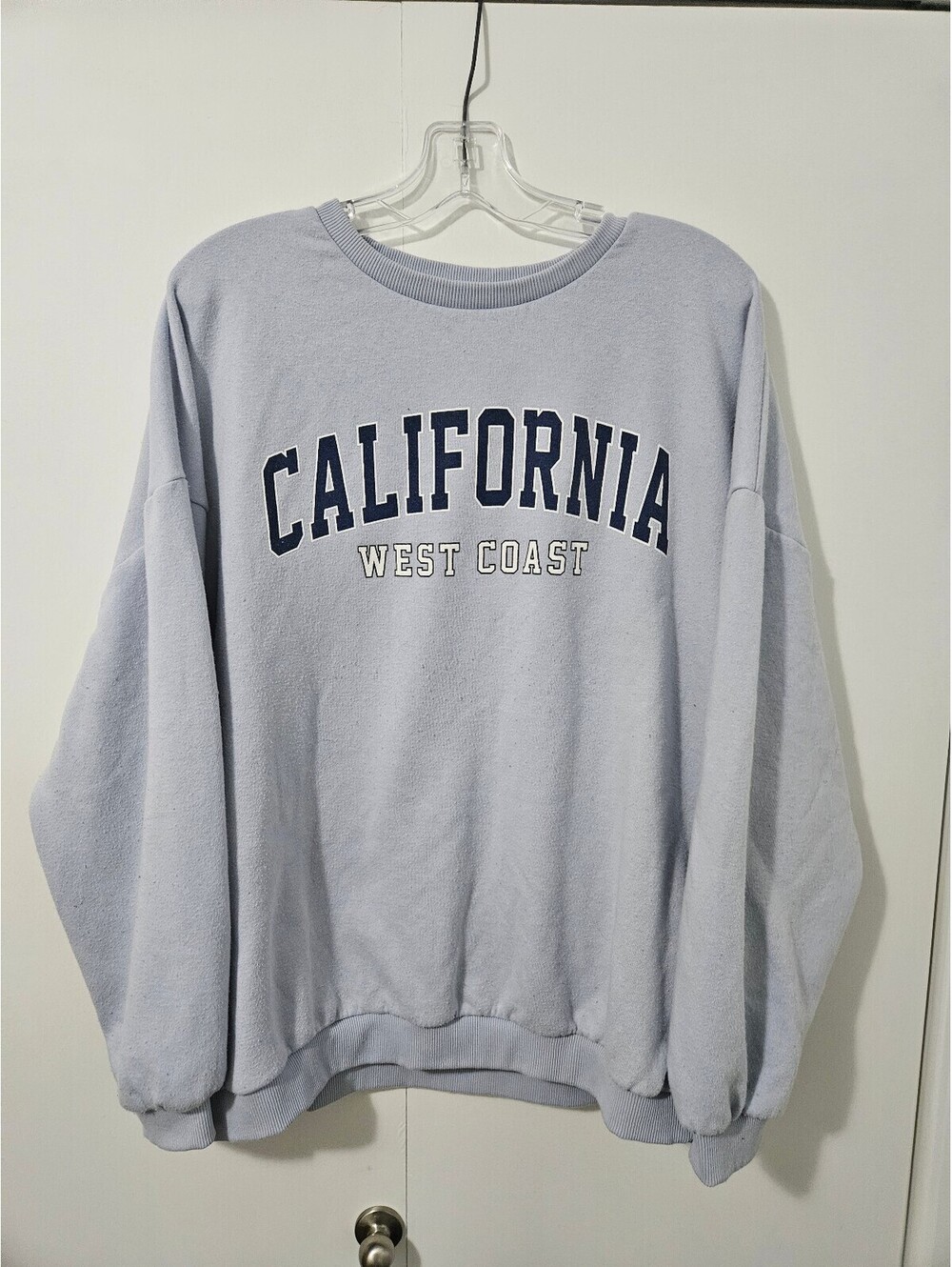 California West Coast Light Grey Crewneck Sweatshirt